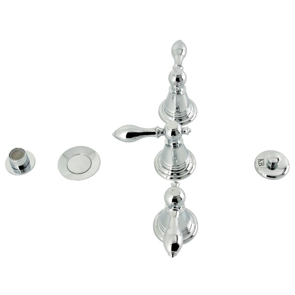 ThreeHandle Bidet Faucet, Polished Chrome
